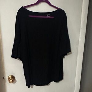 Lane Bryant Black Blouse